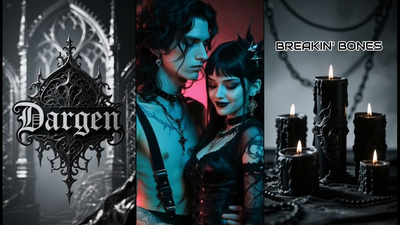 BREAKIN' BONES  DARGEN   GOTHIC  ALTERNATIVE  ROCK VIDEO