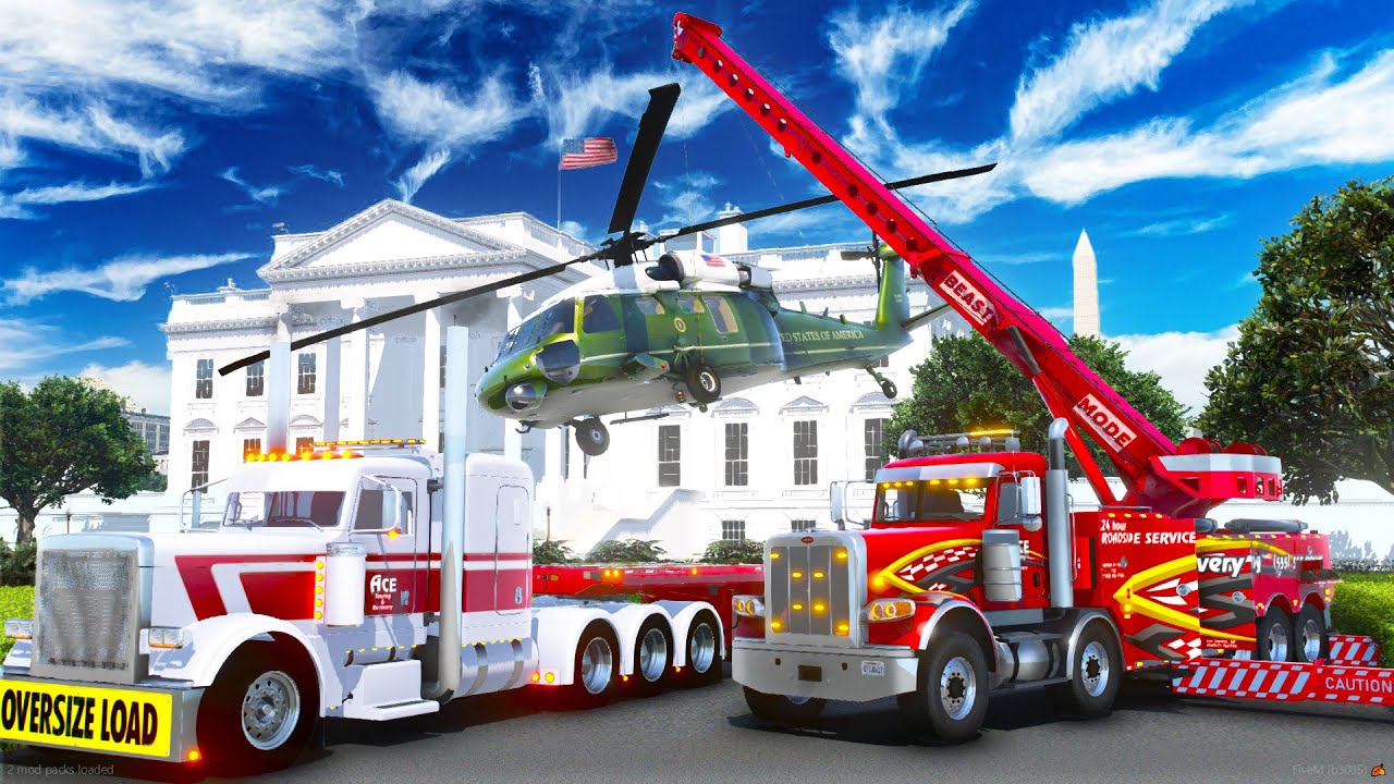 Repairing The Presidents Top Secret Helicopter in GTA 5 RP!