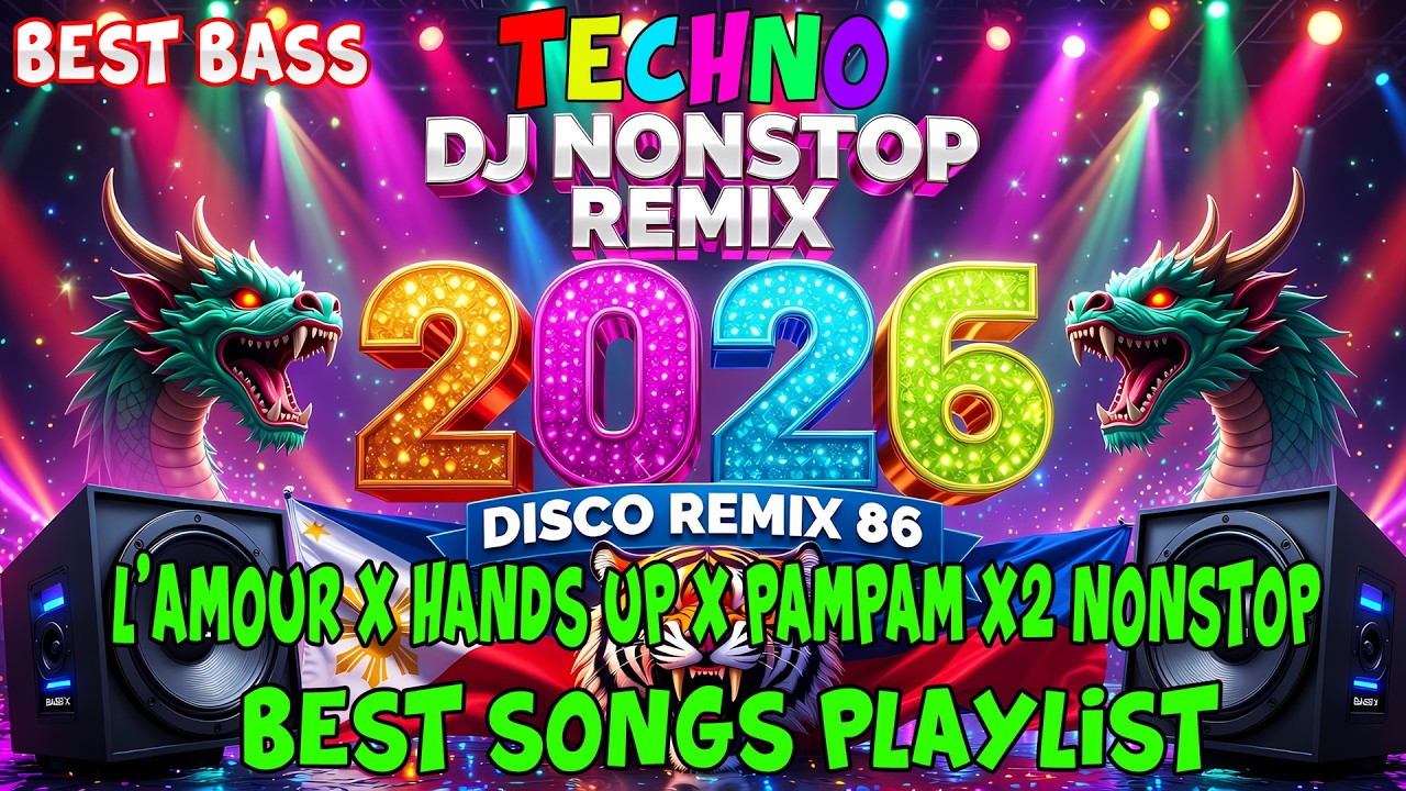 TECHNO DJ NONSTOP BEST BASS 2026 💥 JBL BASS EXTREME 💥 L'AMOUR x HANDS UP x PAMPAM x Mix #DISCOREMIX