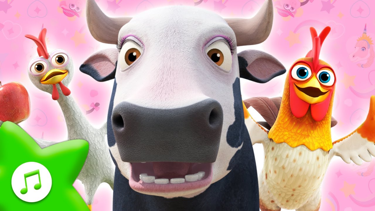 Cu Cu, Signora Mucca Lola - Canzoni per Bambini | La Fattoria di Zenon