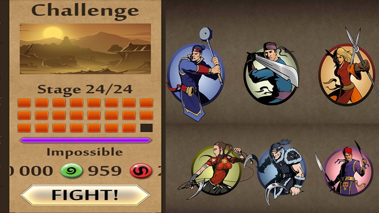 Shadow Fight 2: Act 5: Challenge 24 (eclipse)