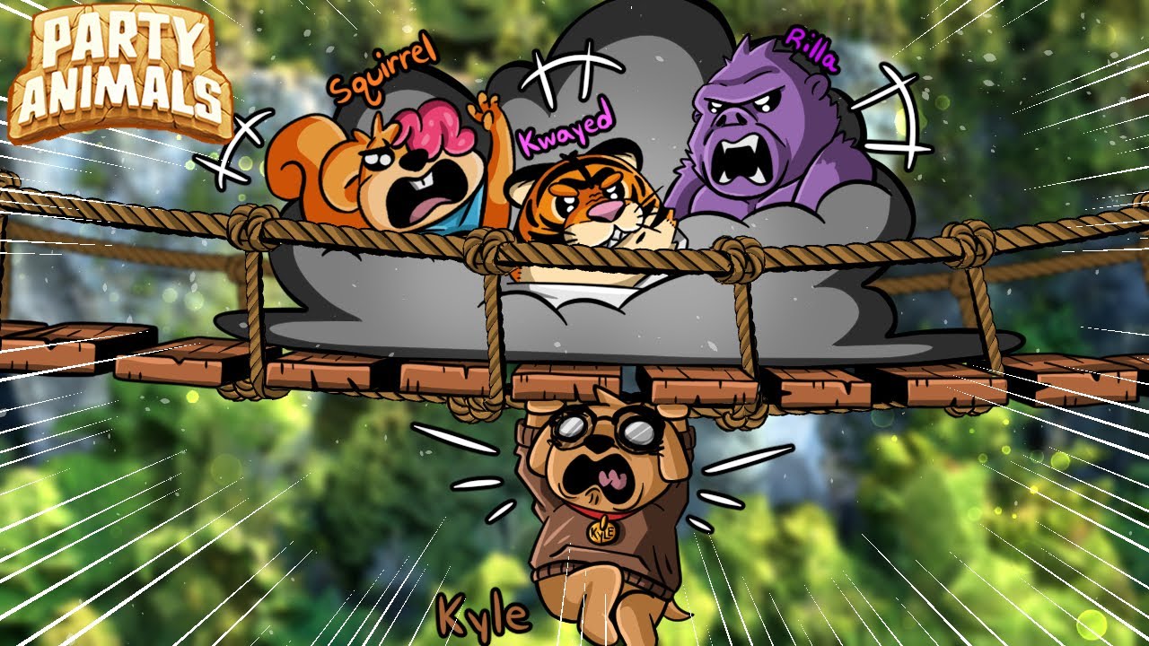 ULTIMATE CONTENT CREATOR BATTLE! | Party Animals (ft. Squirrel, Kyle, & More)