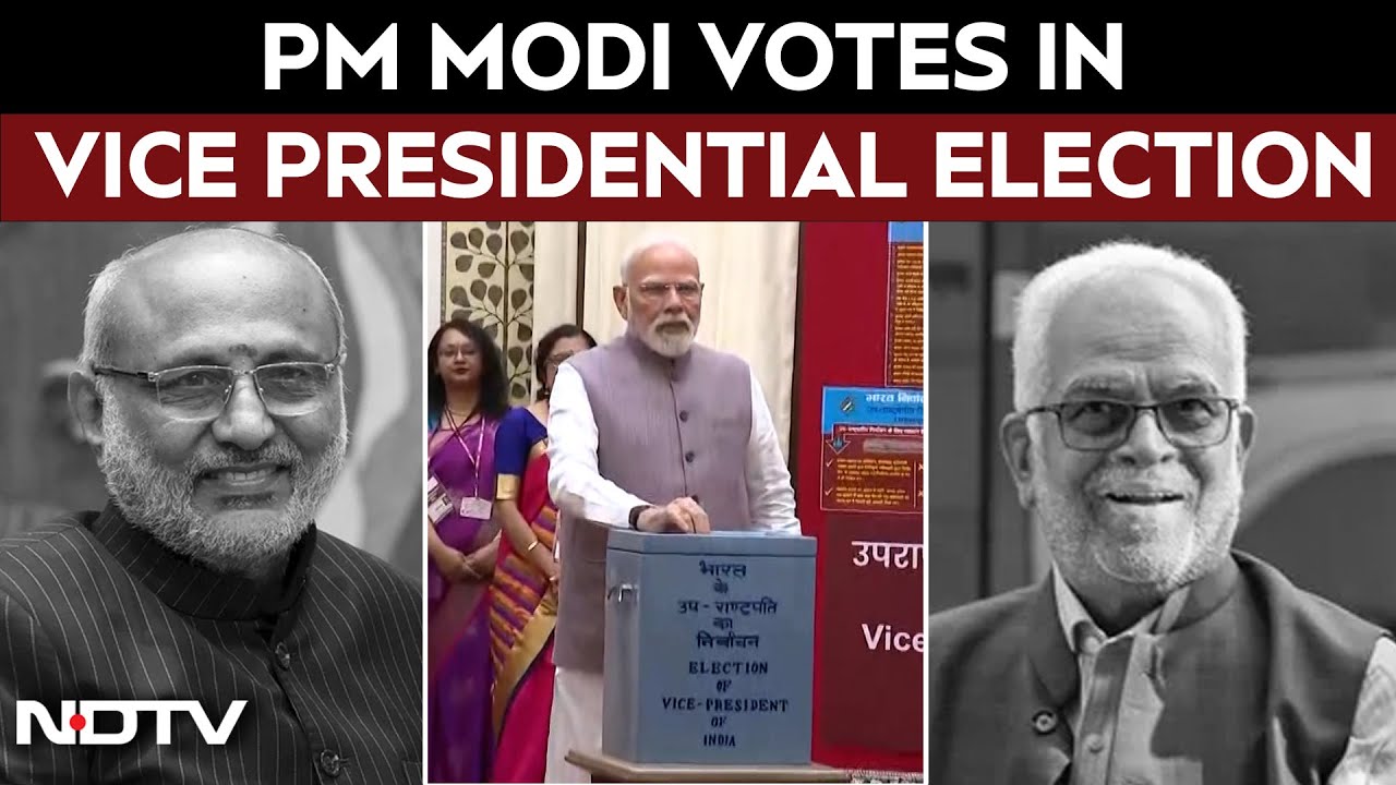 Vice President Elections 2025 | PM Modi Casts 1st Vote As Polling Begins For New Vice President