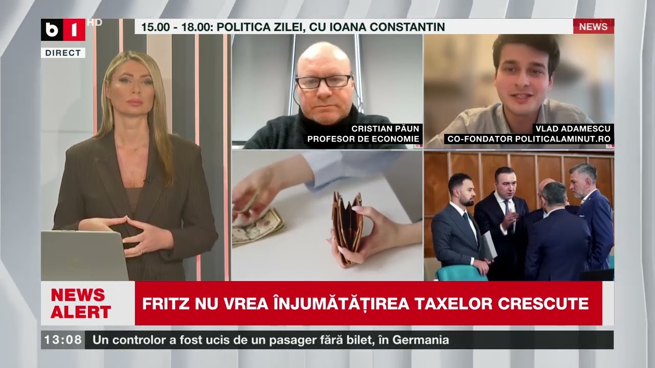 TALK B1 CU G. MIHAI. MINISTRUL FINANȚELOR, ANUNȚ DE LA GUVERN. CE SE ÎNTÂMPLĂ CU BANII ROMÂNILOR P2