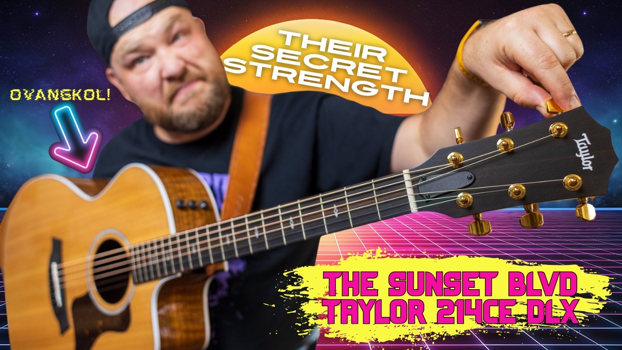 Почему у Тейлора так много специальных изданий?! 214ce DLX Ovangkol Sunset BLVD в @guitarcenter