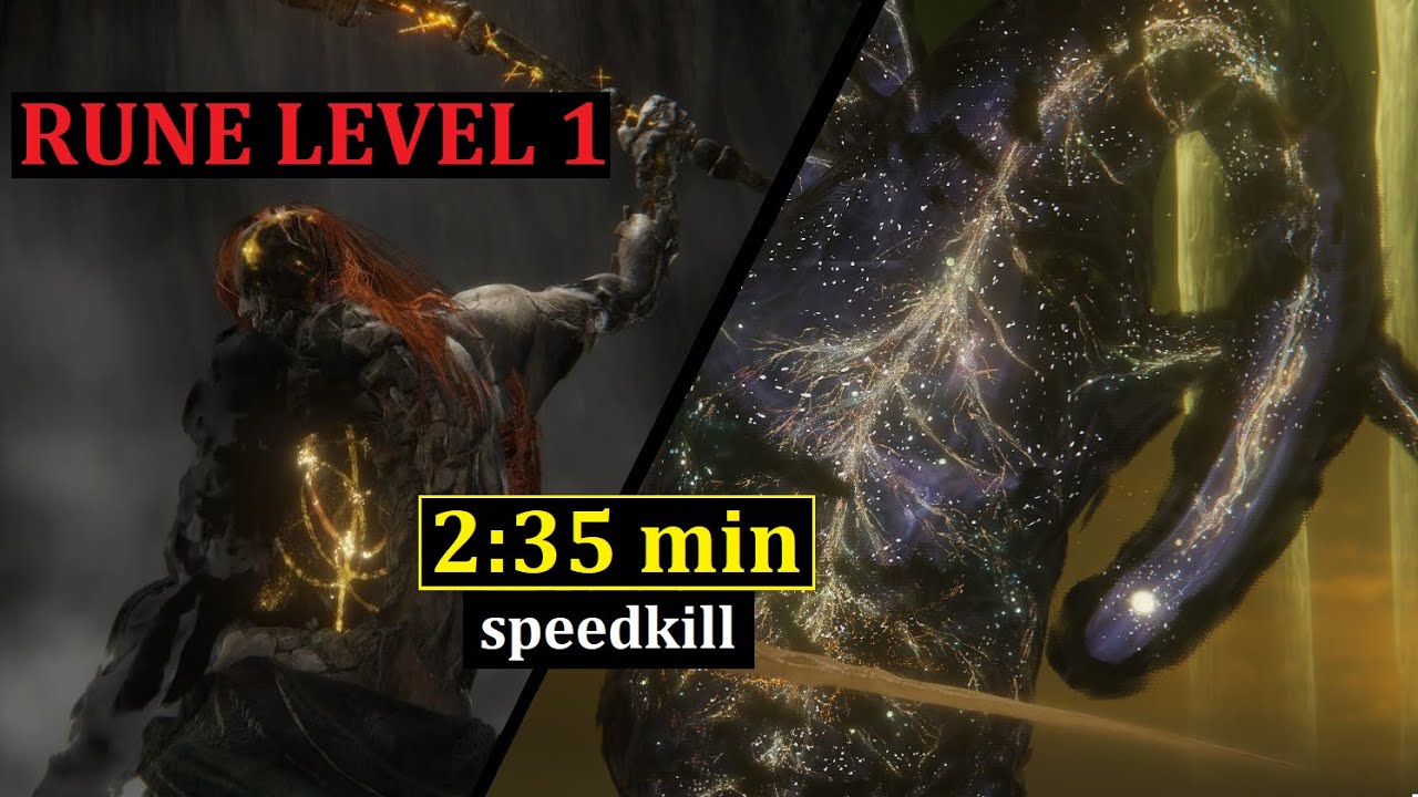Elden Ring - Level 1 Radagon/Elden Beast speedkill [No Damage]