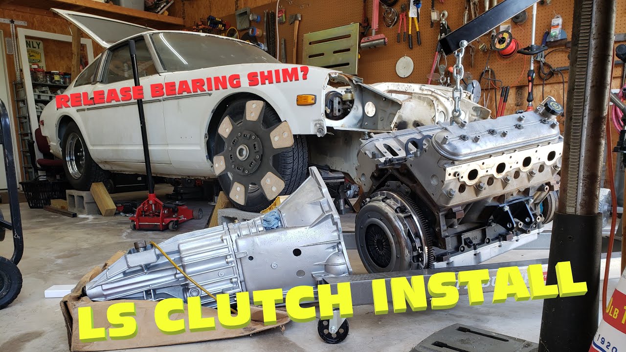 LS Clutch Install - How to Shim a Hydraulic Throwout Bearing - NV1500 to 5.3L Gen III LS