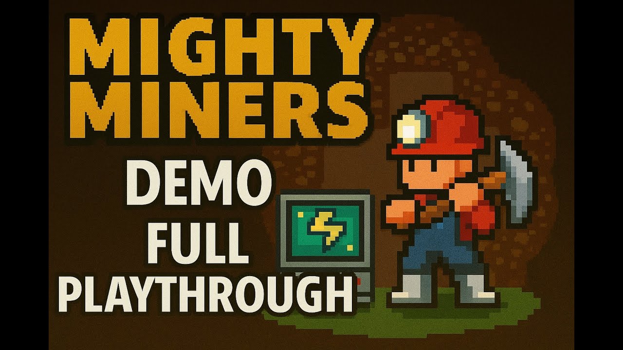 Mighty Miners Demo Full Playthrough | Hidden Incremental Indie Gem