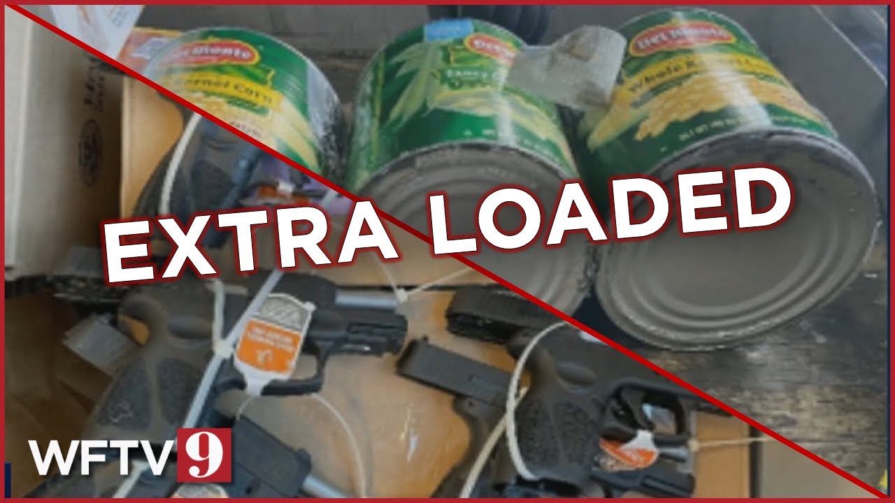 Florida man smuggled guns in shipments labeled food, agents say