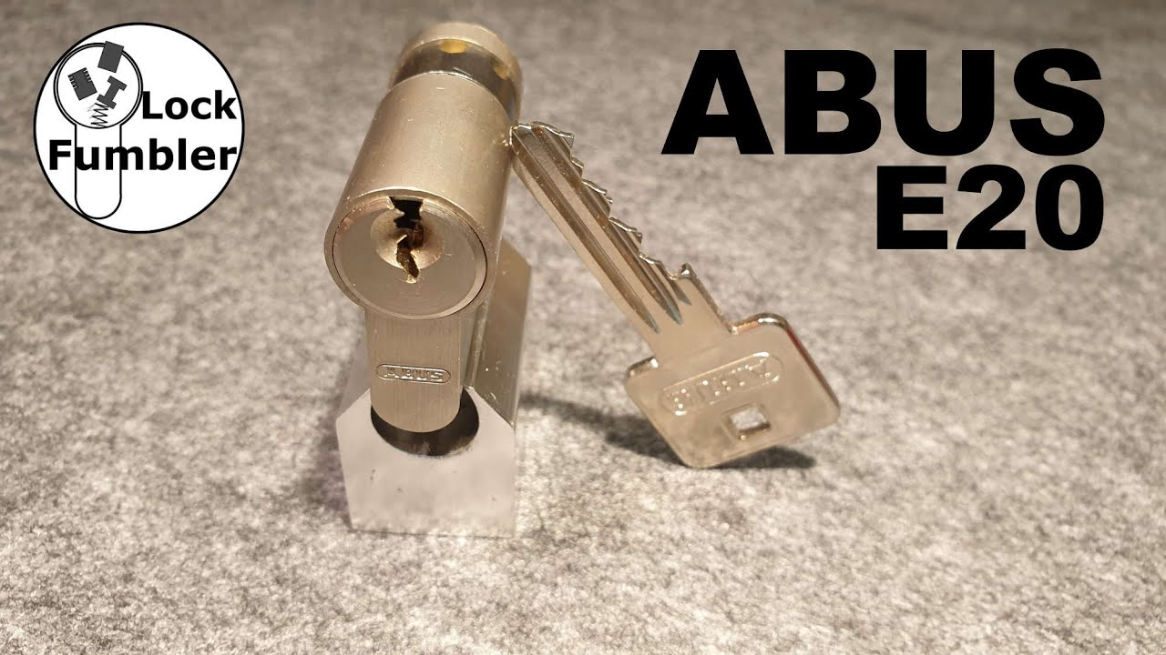 [88] ABUS E20 со сложным замочным пазом, выпотрошенный и разобранный