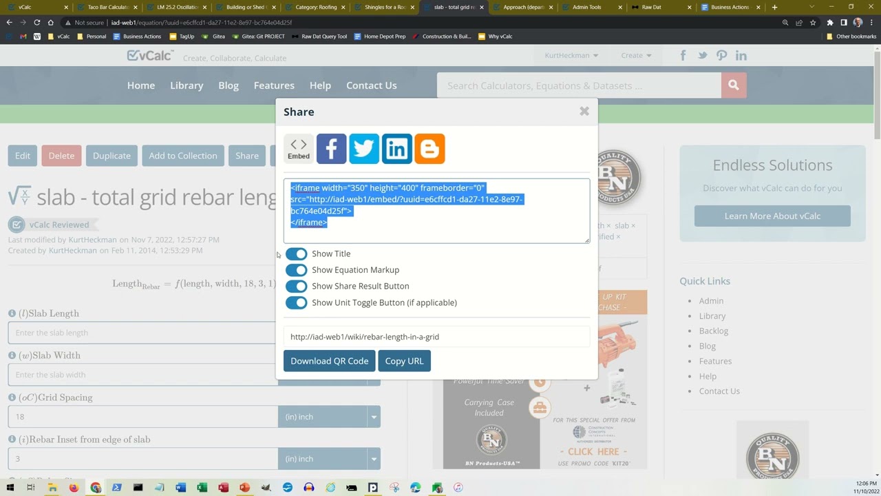 The vCalc Platform