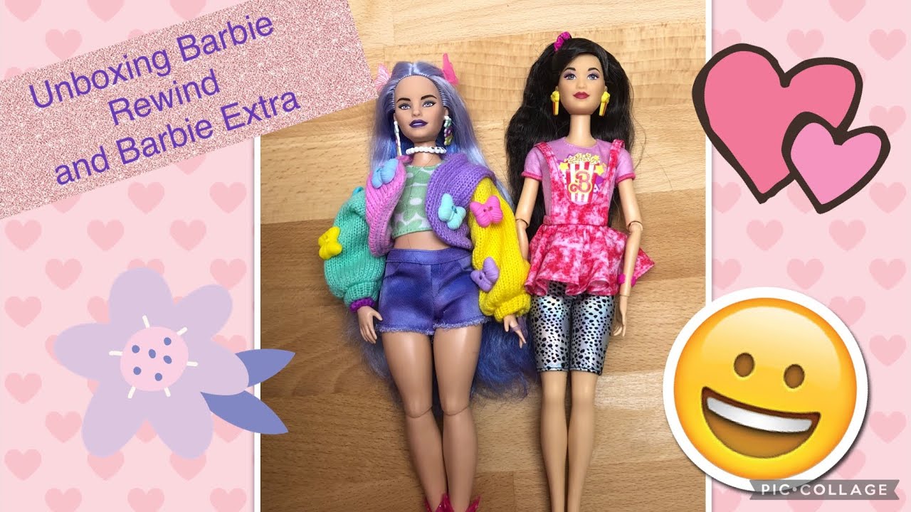 Unboxing Barbie Rewind and Barbie Extra