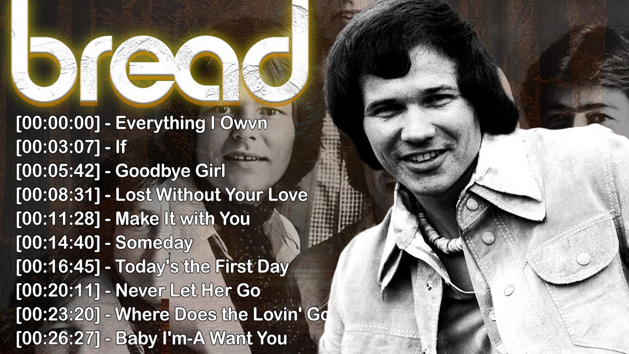 Bread & David Gates Greatest Hits | Romantic 70s Soft Rock