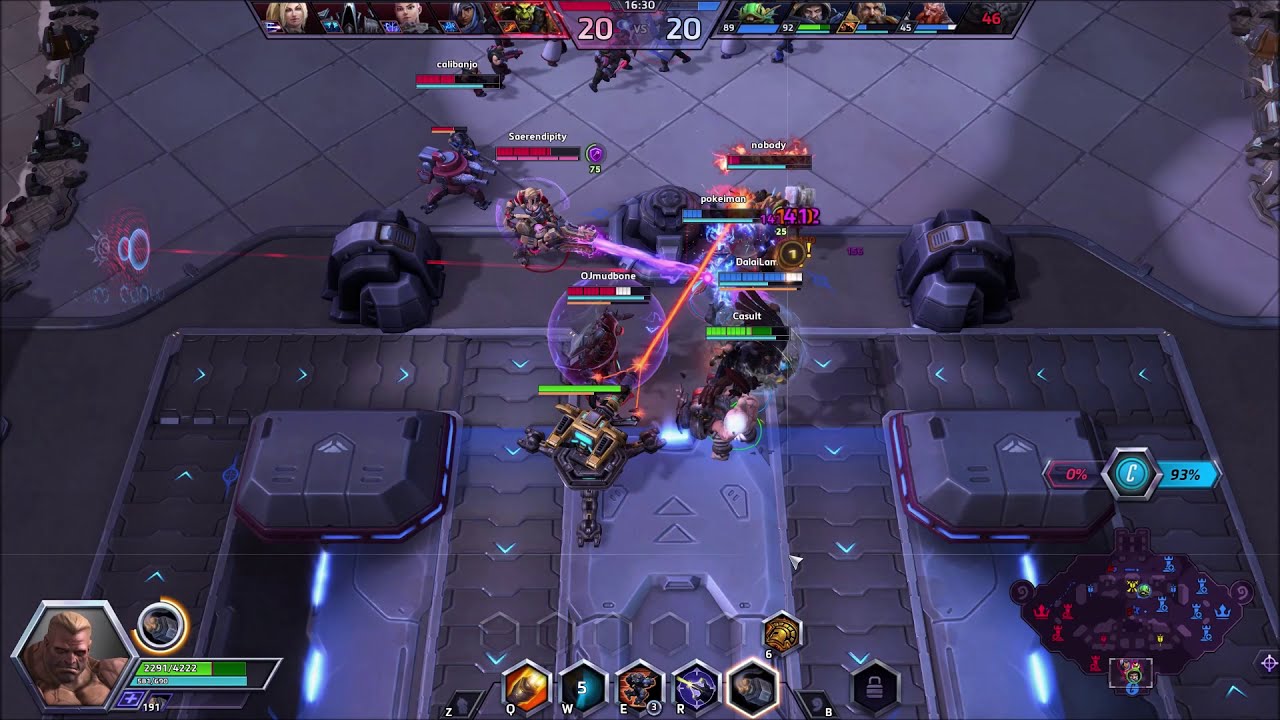 Tychus Quad: Minigun train