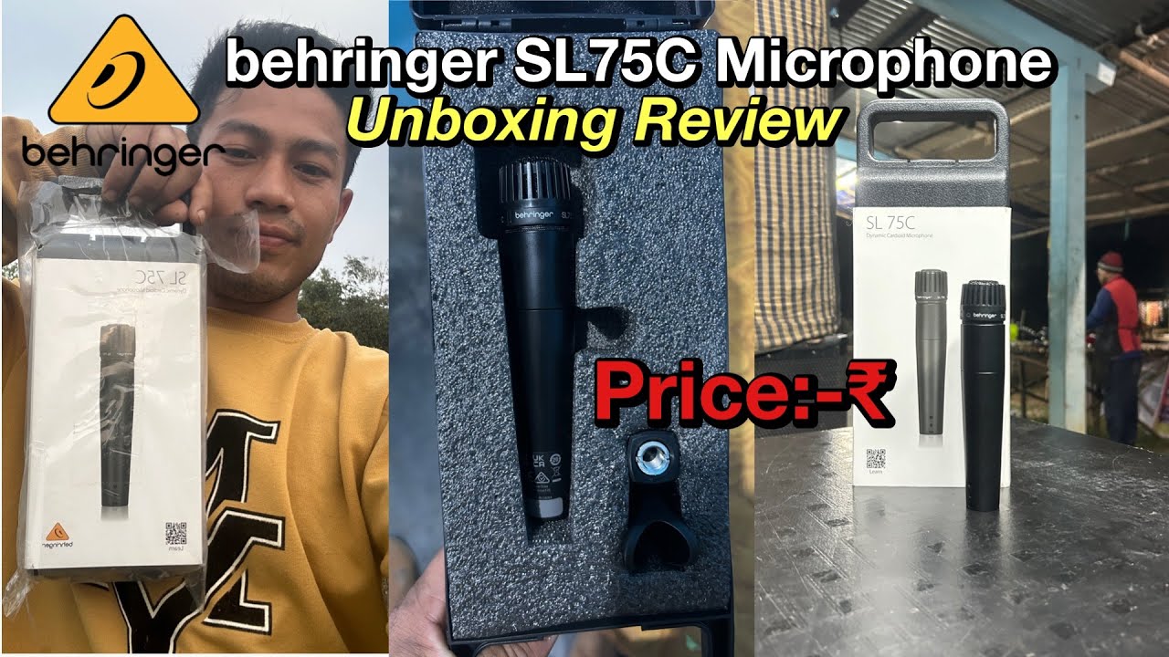 Behringer SL 75C Microphone Unboxing & Review | Price ₹ | 