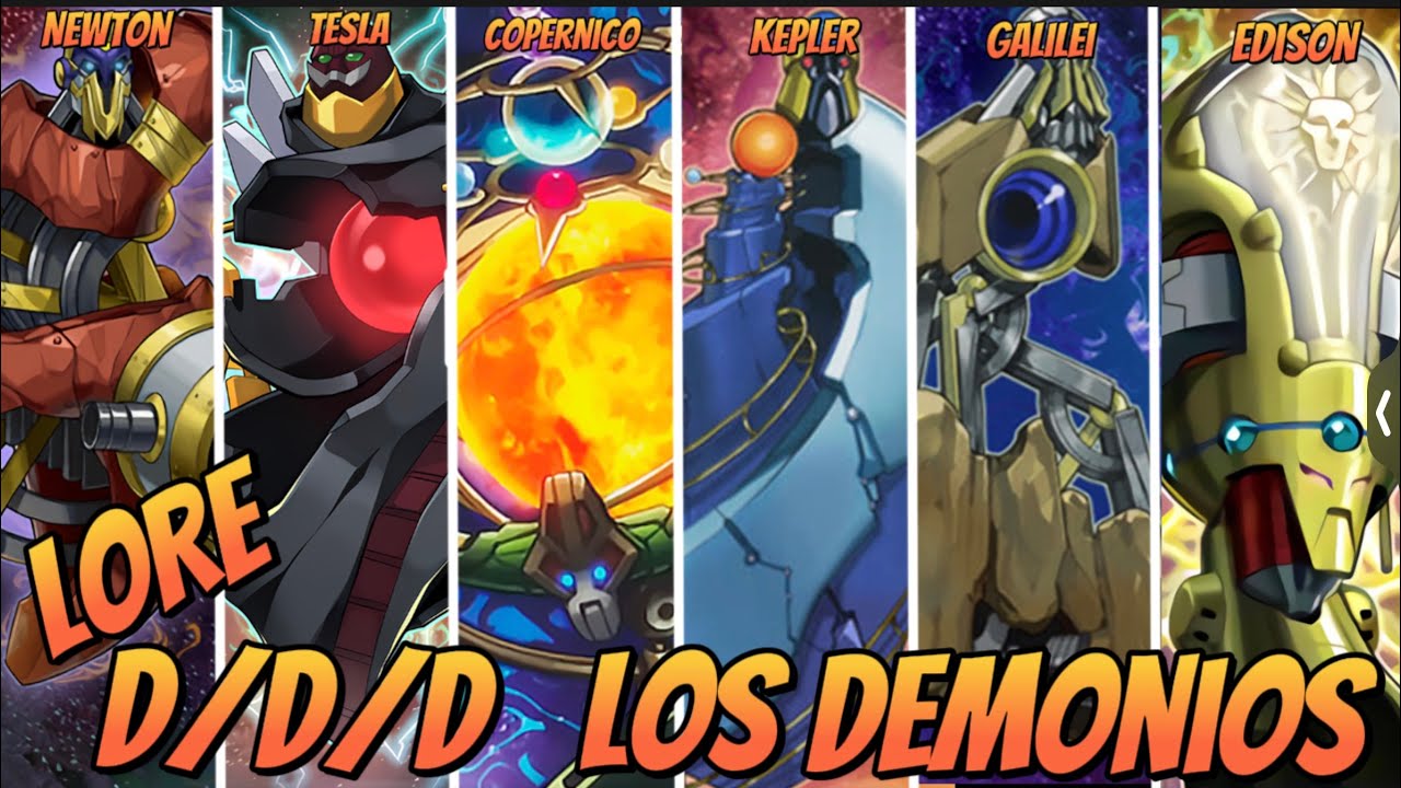 Yugioh lore | D/D/D parte 1 los contratos demoniacos, los ingenieros demonios y los seres infernales