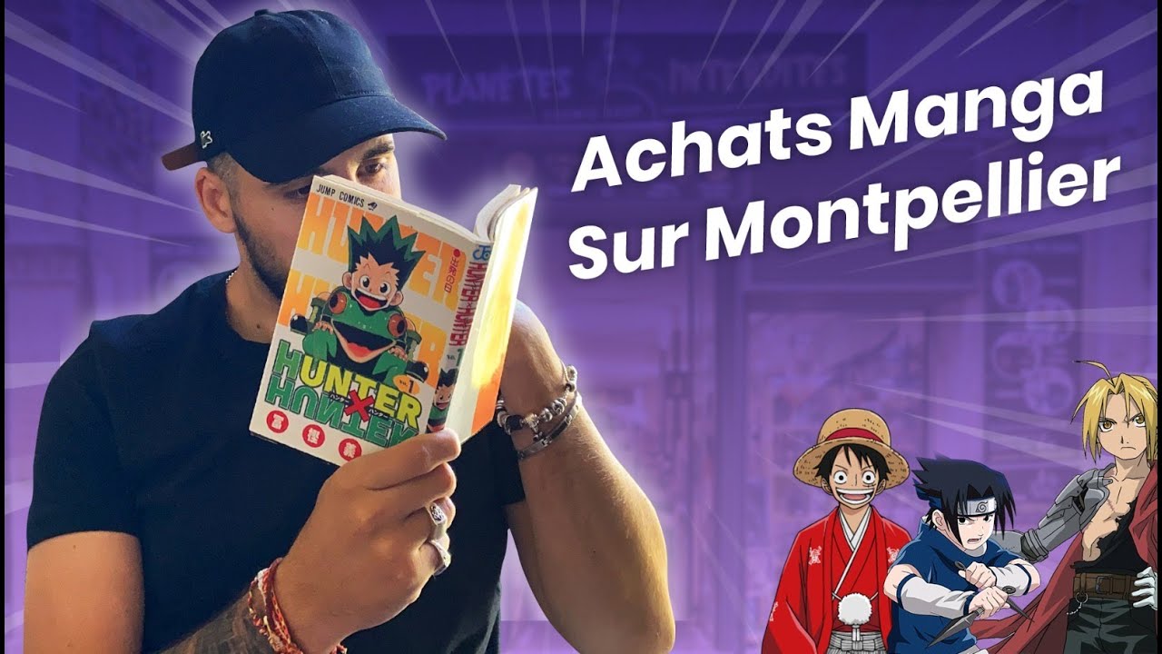 VLOG #2 ACHATS MANGAS ET FIGURINES SUR MONTPELLIER (LES ARTBOOK DE ONEPIECE ET NARUTO SONT 😍)
