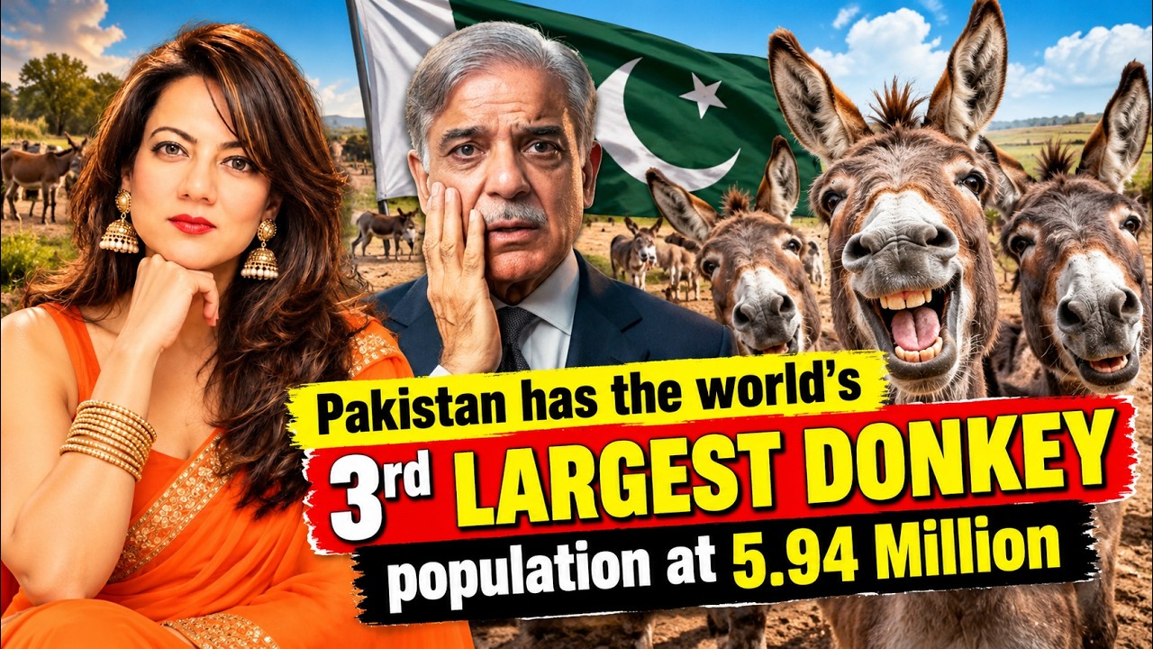 #Pakistan has the world's 3rd Largest Donkey population at 5.94 Million #India #Arzookazmi