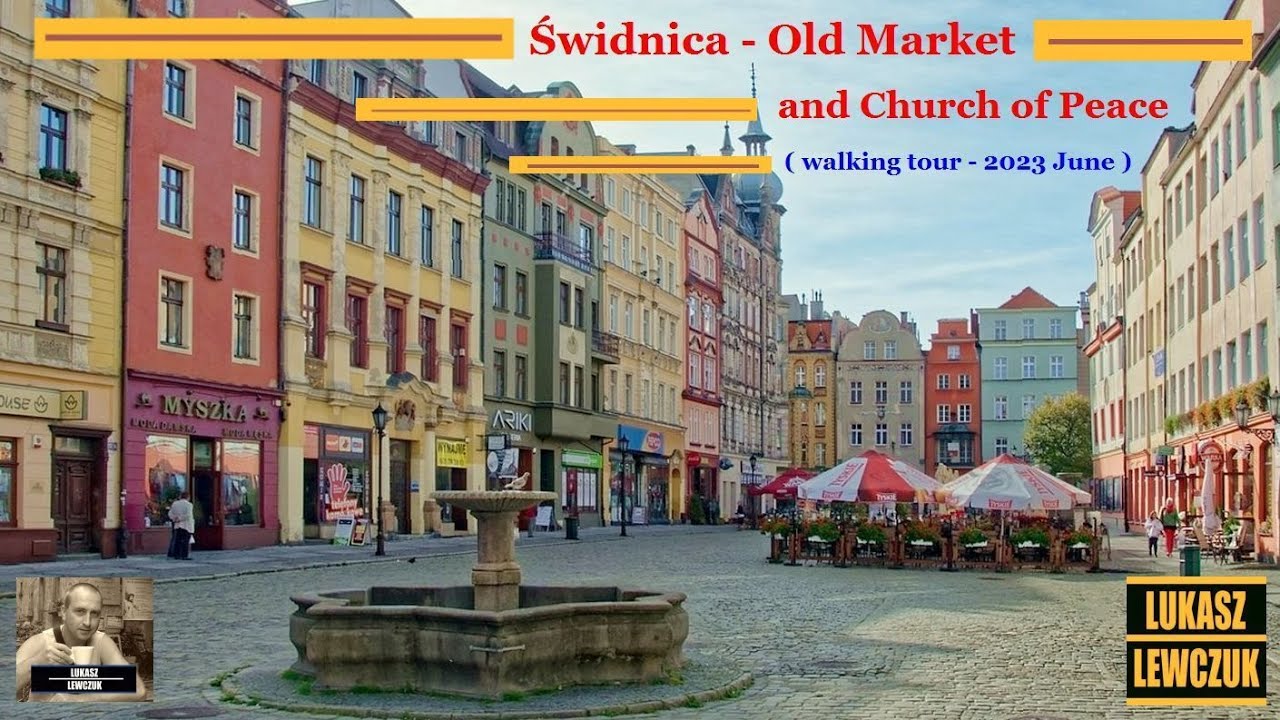 Walking in amazing Świdnica (Poland) - Old Market & Church of Peace [2023 June]