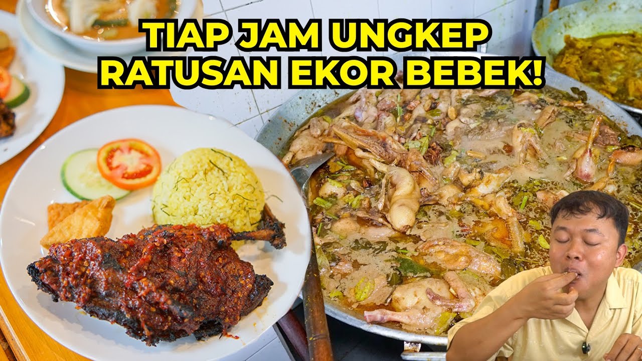 Spesialnya Nasi Limau & Bebek Laos di Semarang! Saking Ramenya Tiap Jam Masak Ratusan Ekor Bebek!