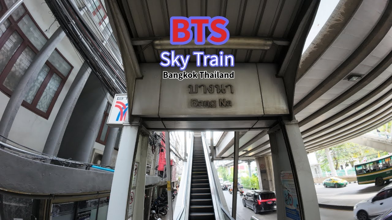 BTS Sky Train Bangkok Thailand.