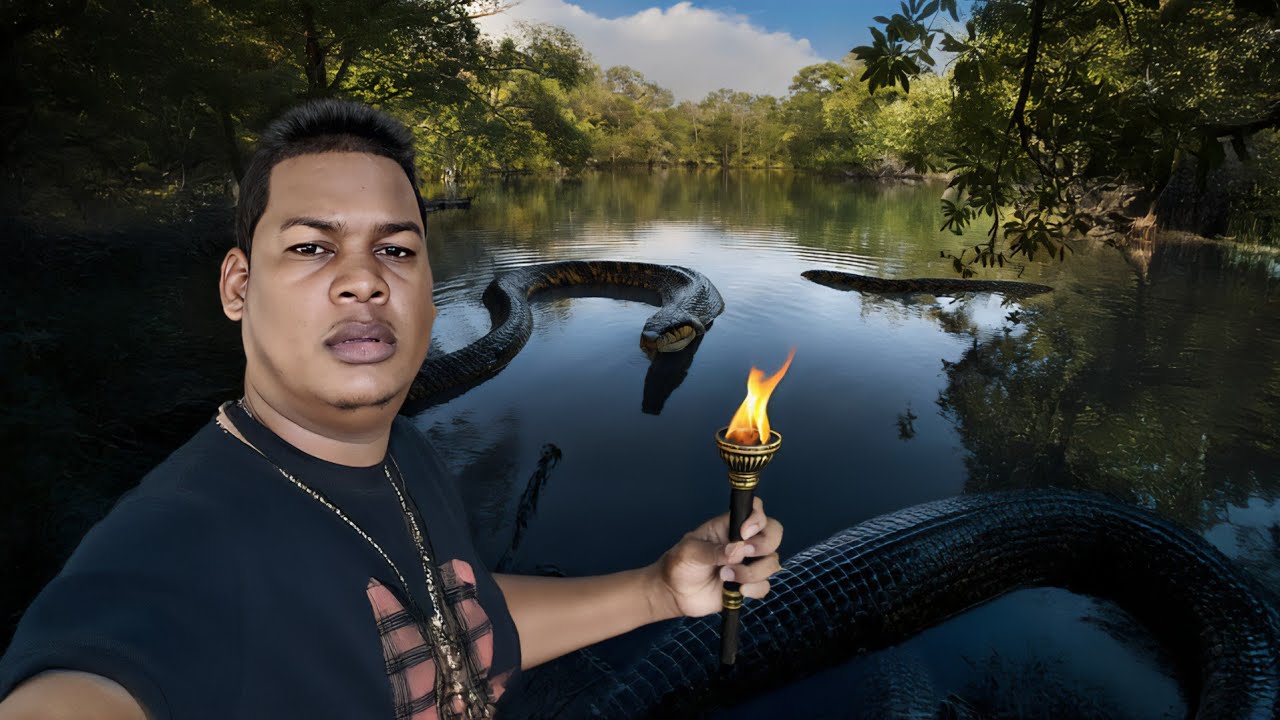 Entré a Un Lago Misterioso ESTÁ Lleno de Anacondas GIGANTES