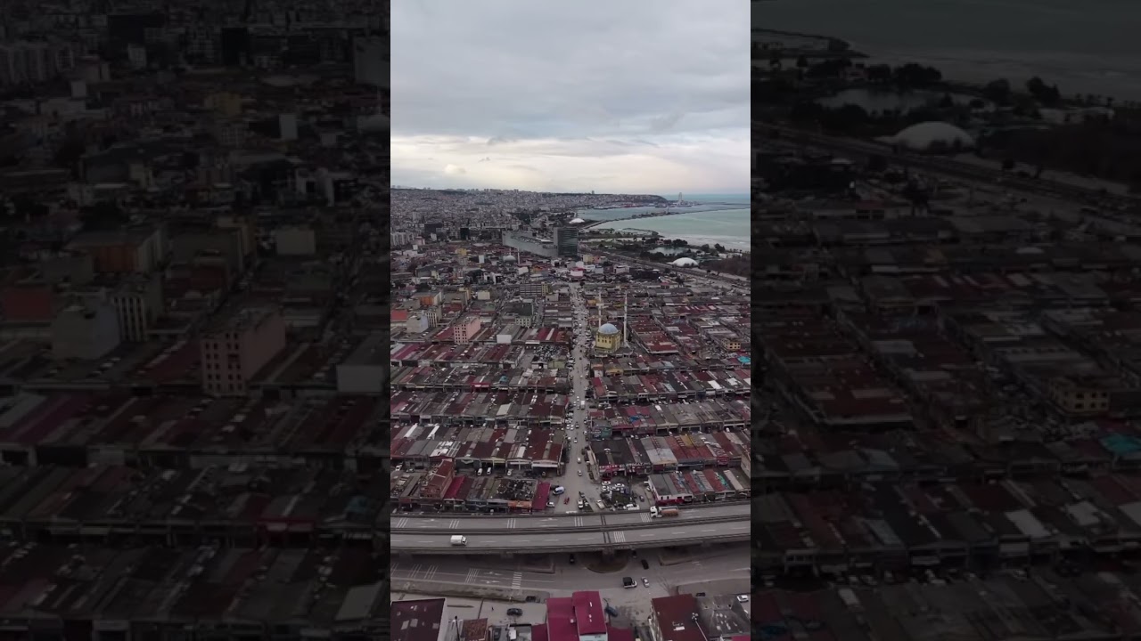 Samsun Canik havadan drone ile çekim