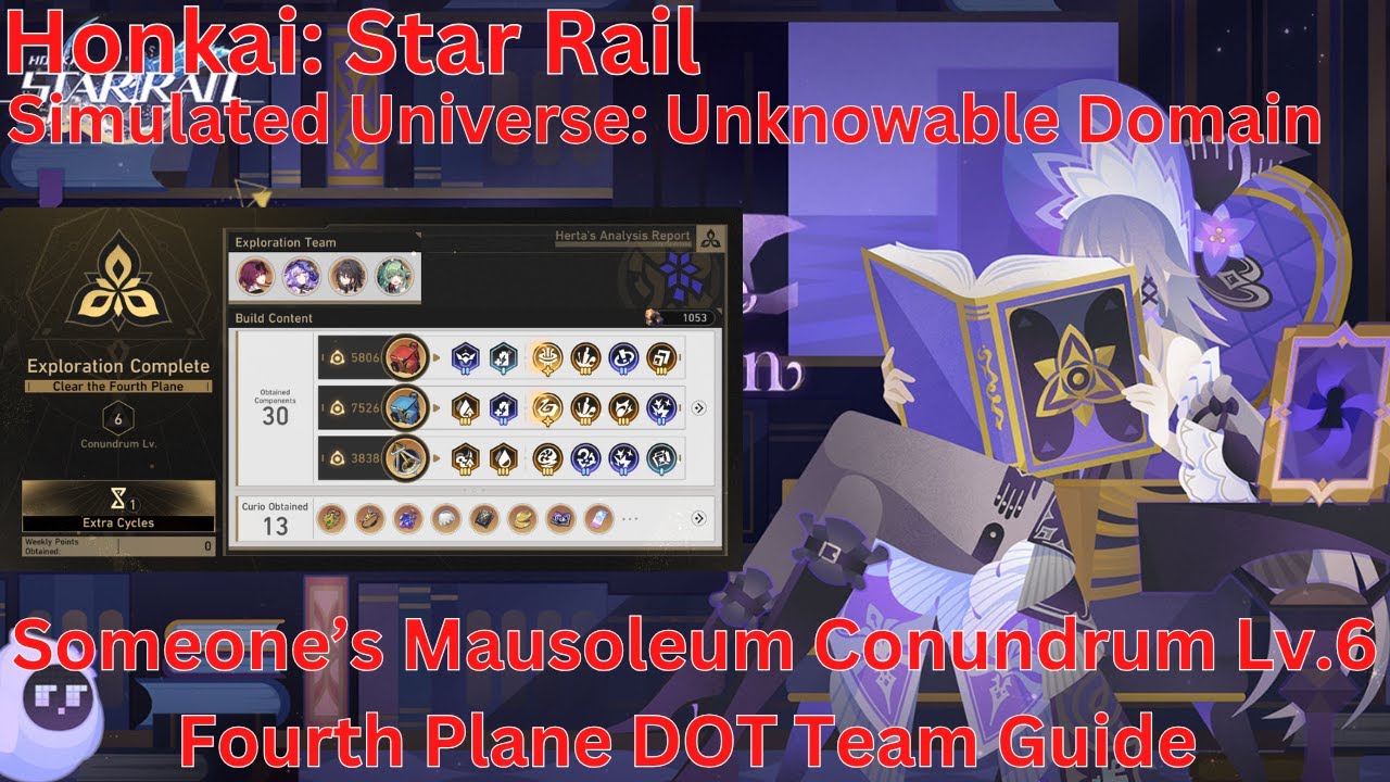SU Unknowable Domain Someone&rsquo;s Mausoleum Conundrum Lv.6 Dot(Fourth Plane) Guide【Honkai Star Rail2.6】