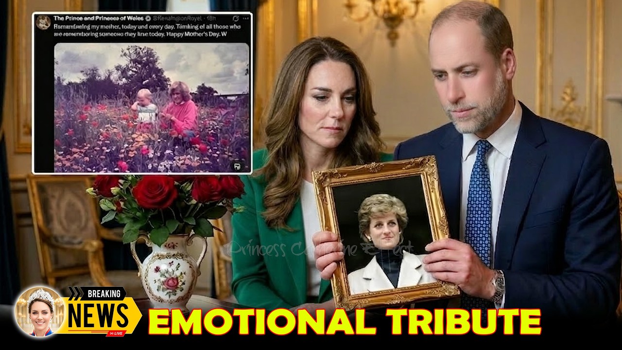 Fans in TEARS William and Catherine’s EMOTIONAL TRIBUTE to Princess Diana in Mother’s Day