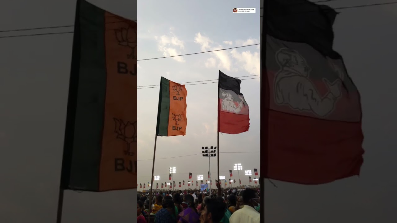BJP and AIADMK flags | Mass🔥 whatsapp Status video | Bjp whatsapp Status| ADMK