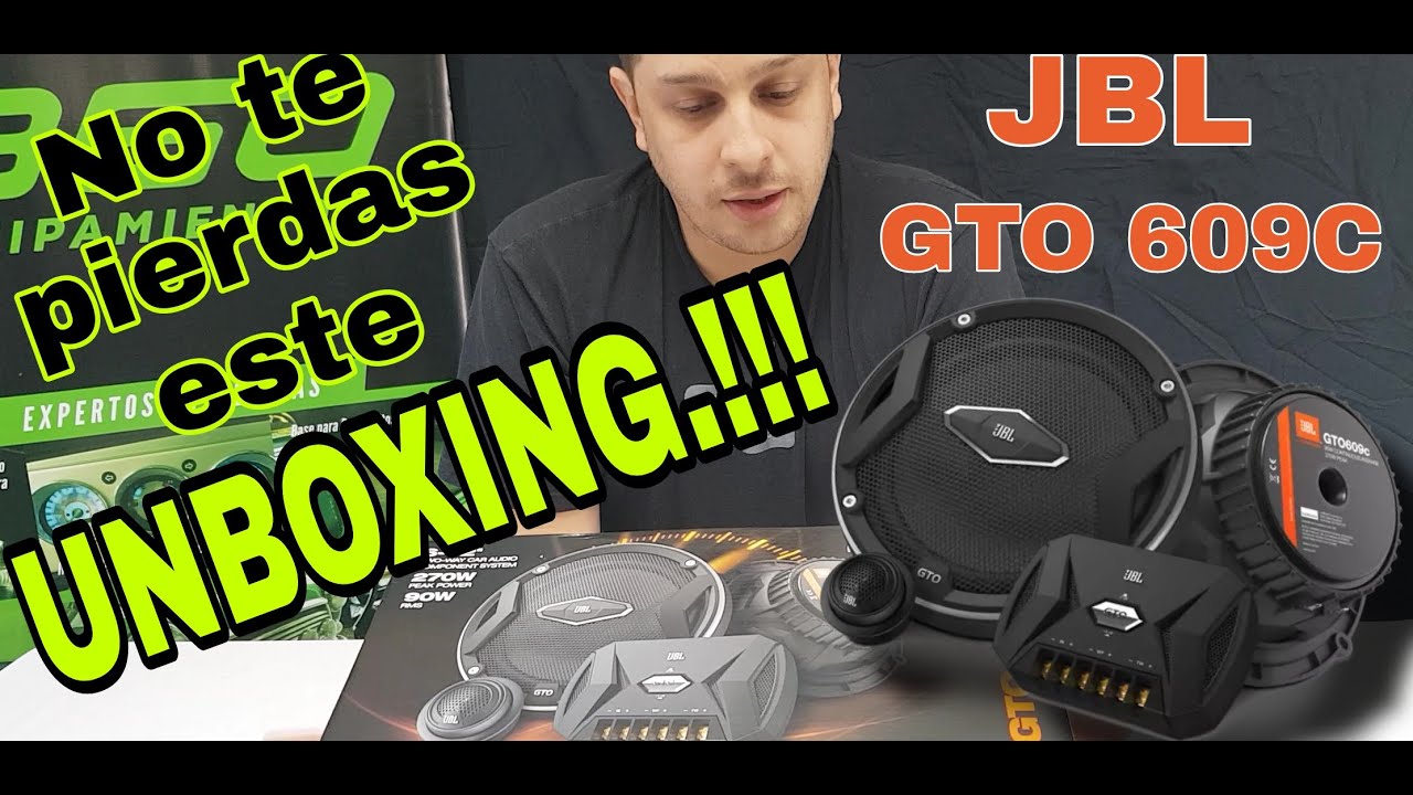 Unboxing Parlante Jbl GTO609C