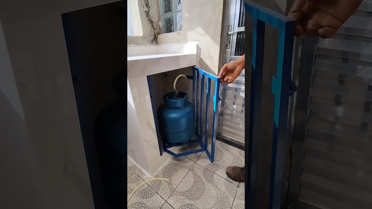 suporte TáFeito para botijão de gás