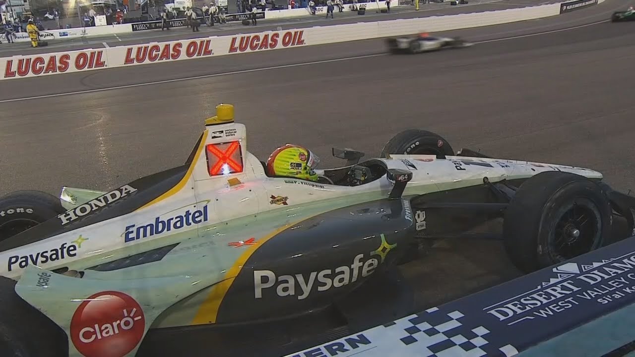 IndyCar Series 2018. Phoenix Grand Prix. Pietro Fittipaldi Hits Wall
