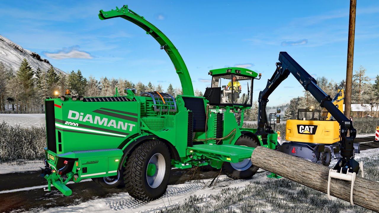 FS25 - Карта Kinlaig 004 - DLC Highlands Fishing Expansion - Лесное хозяйство, сельское хозяйство...
