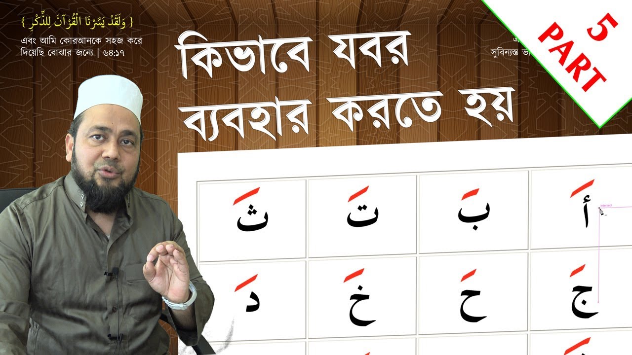 PART 5 📗 যবর দ্বারা আরবি হরফের উচ্চারণ