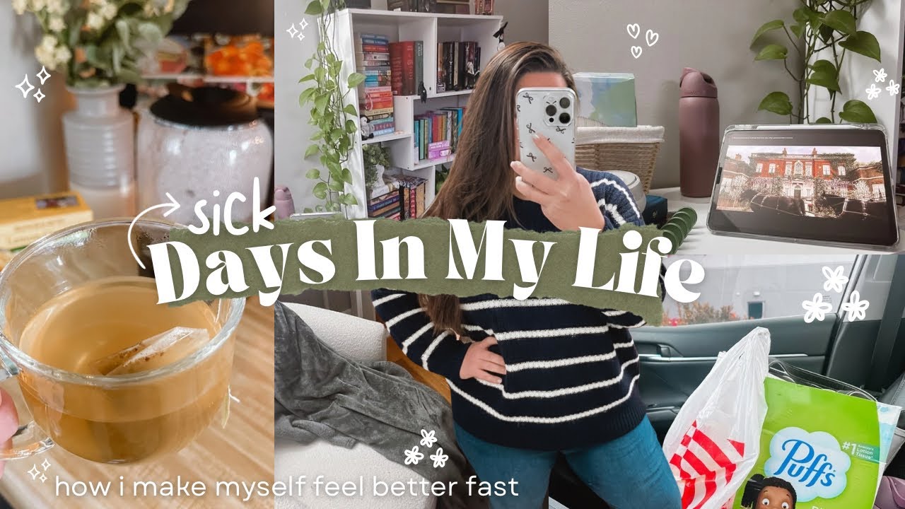 sick day routine as a working mom • what I do to feel better fast 