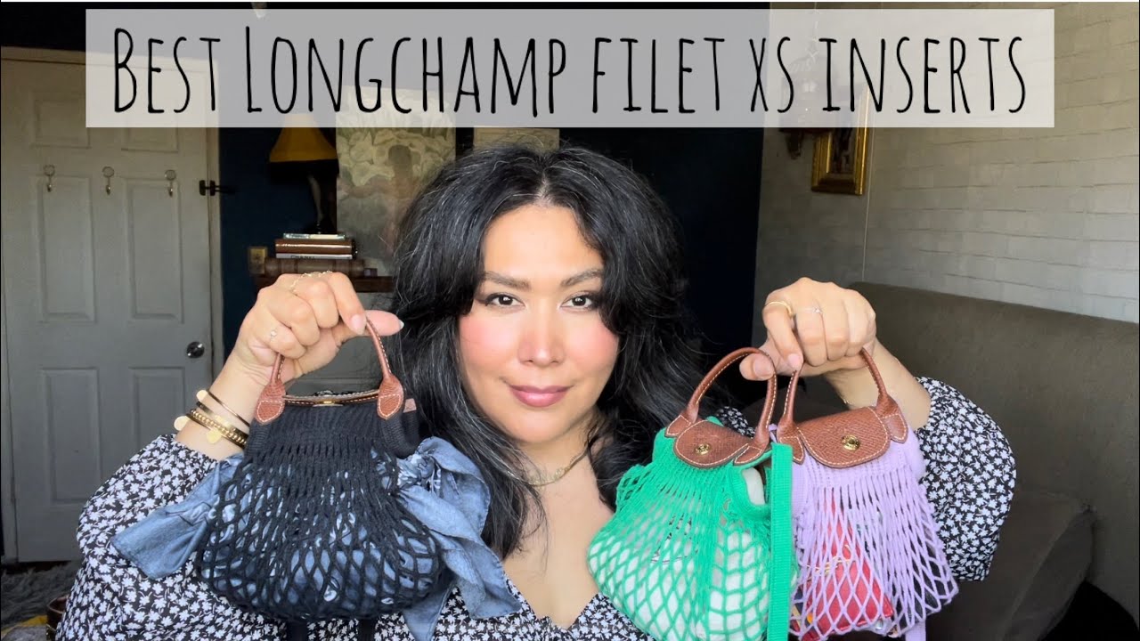 LONGCHAMP Le Pliage FILET & Le Pliage FILET XS BEST SCARF And Inserts