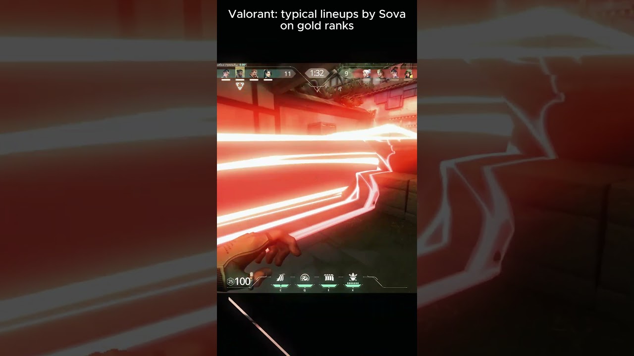 Typical lineups by Sova on gold ranks #shorts #valorant #Sova #lineups #shortsvideo
