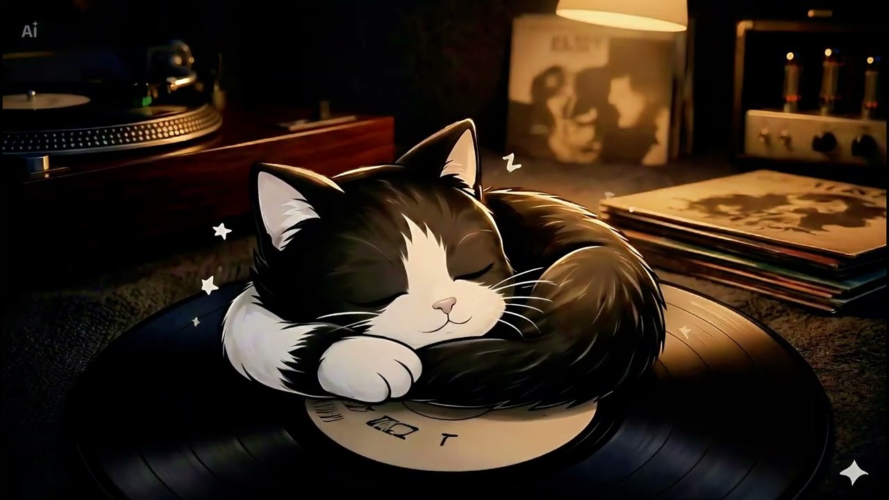 Sleeping Cat 🐾 | Cozy Lo-Fi Night for Deep Sleep & Relaxation