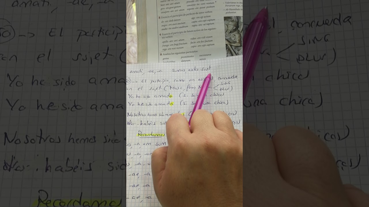 Latín 1 Bachillerato. La voz pasiva en el tema de perfecto