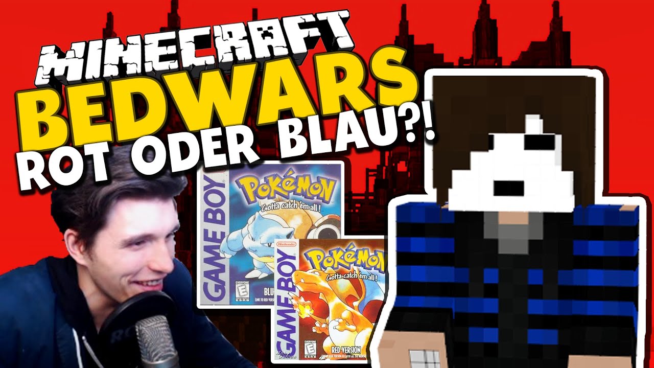 DER MANN MIT DER MASKE & POKEMON: BLAU ODER ROT?!✪ Minecraft Bedwars Woche Tag 37 mit GermanLetsPlay