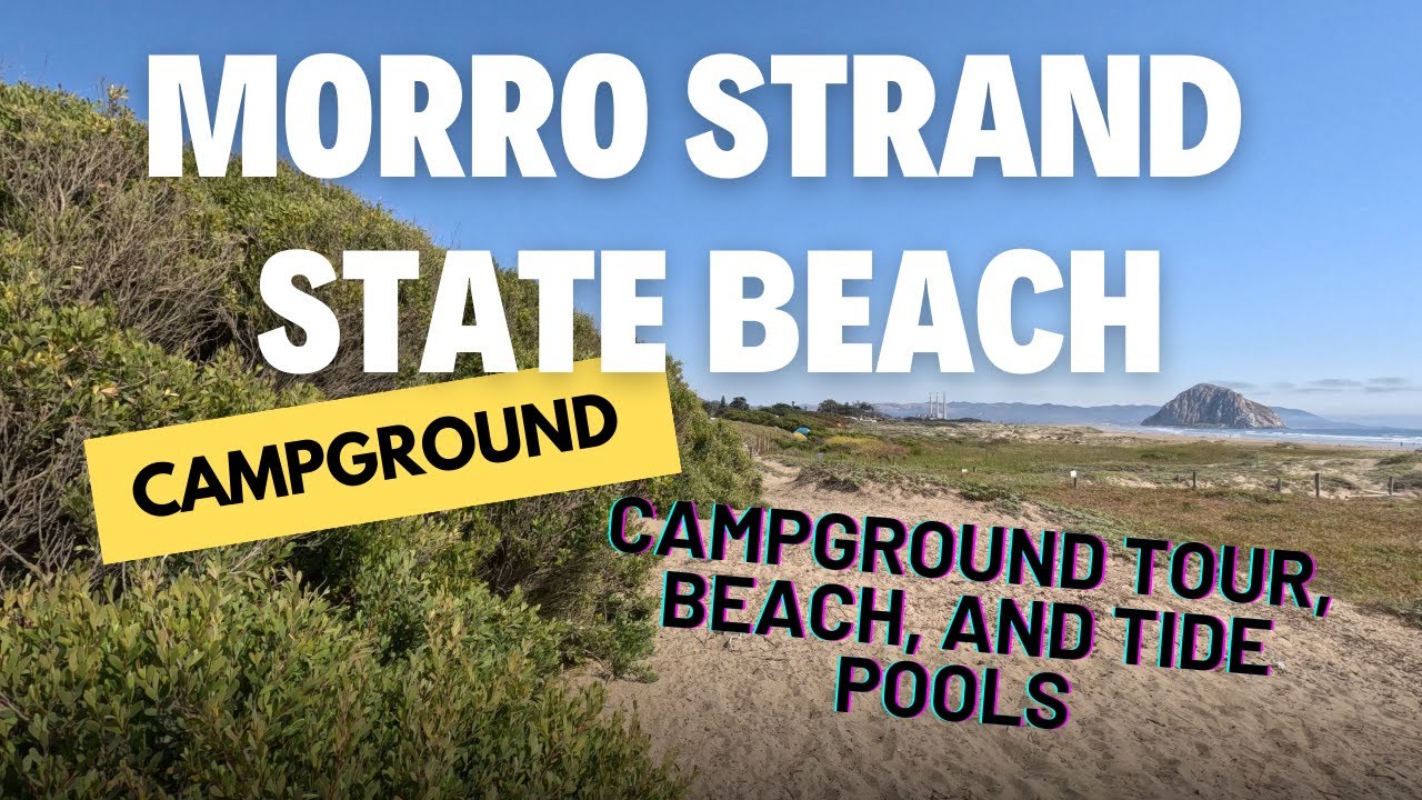 Morro Strand State Beach Campground In Morro Bay, CA | Campground Tour Beach Camping On The PCH