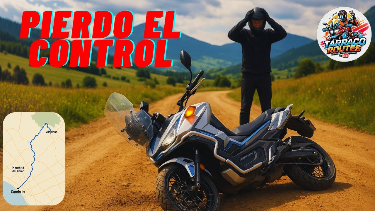 Me PATINA la Zontes 368G haciendo OFF ROAD de Cambrils a Vilaplana #motovlog#moto #zontes368g#zontes