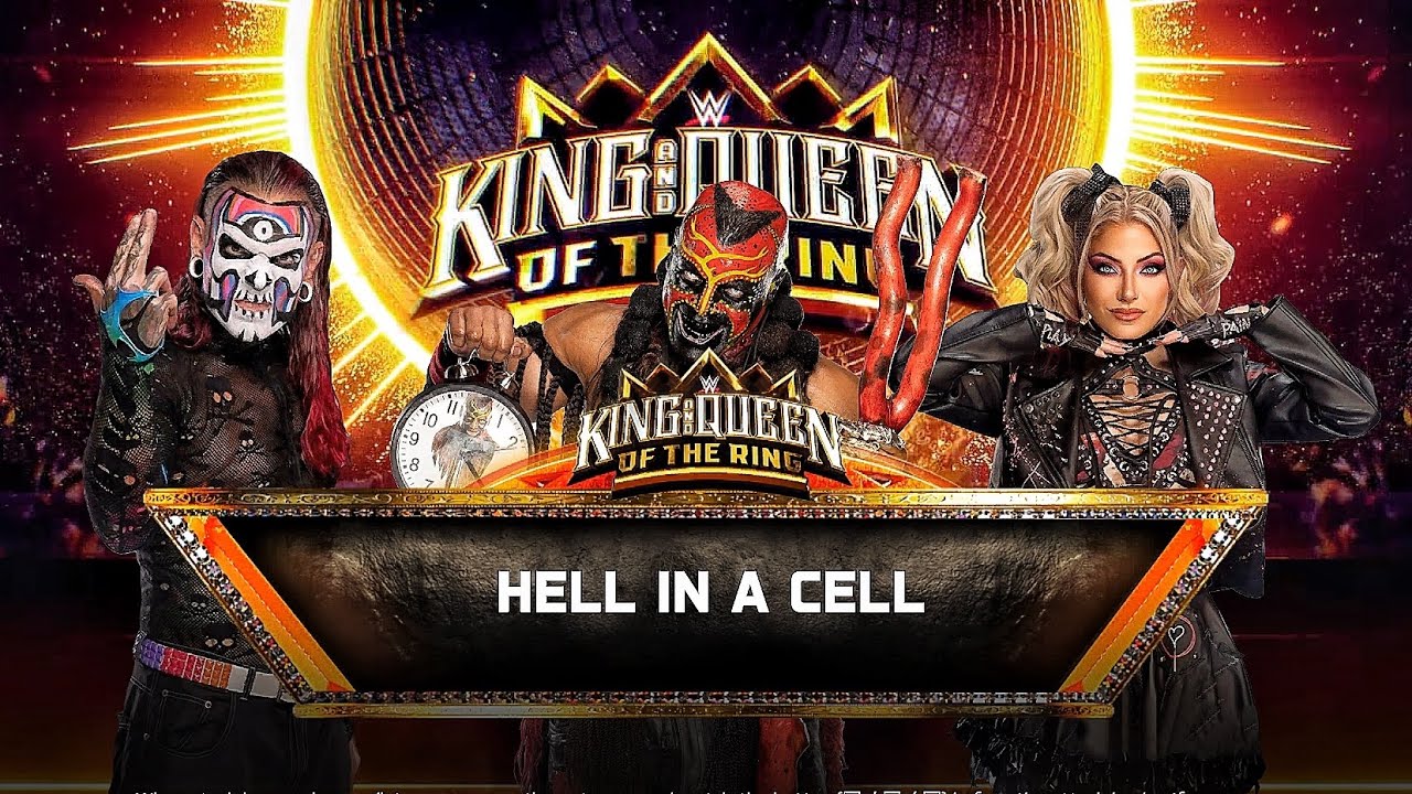 Jeff Hardy Vs The Boogeyman Vs Alexa Bliss - Hell In A Cell Match At WWE Night Of Champions
