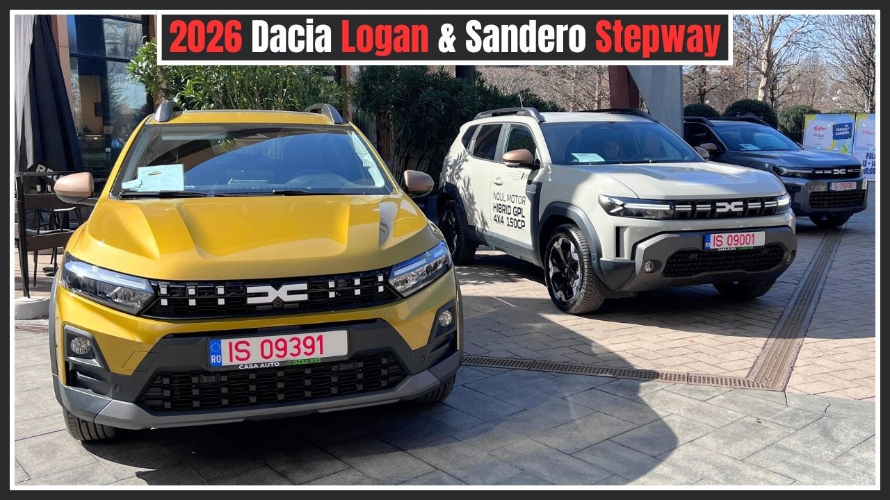 NEW Dacia Logan & Sandero Stepway 2026: Test Drive & Review