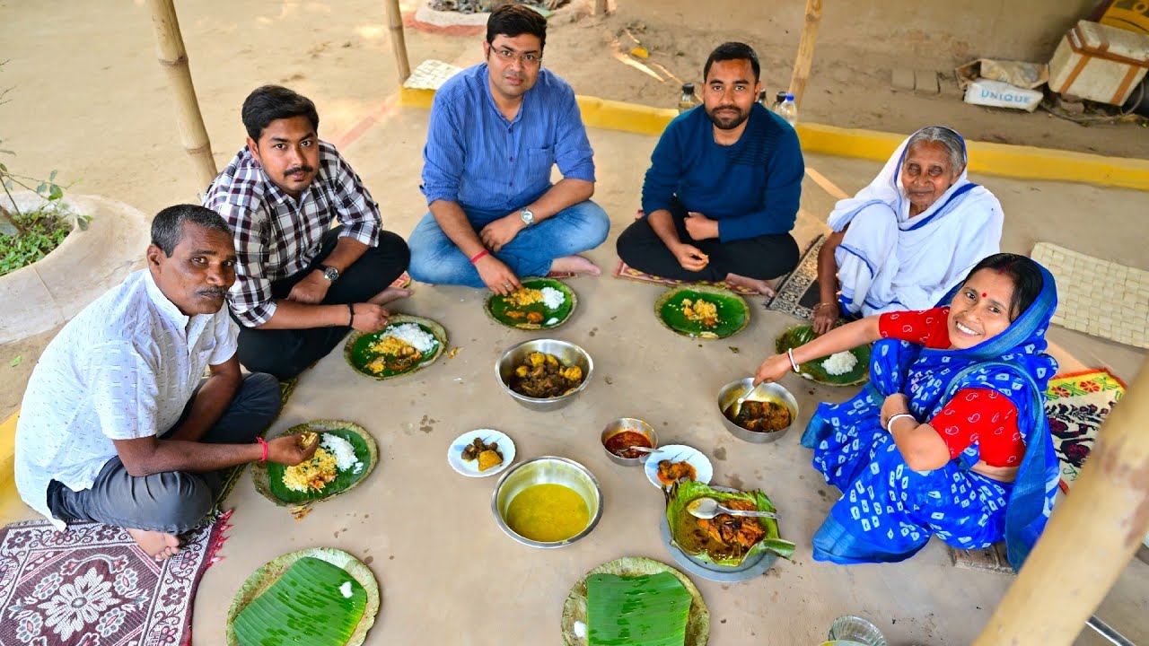 1.9 Kg ওজনের পমফ্রেট মাছ রান্না সাথে পাকা মাগুর হাঁসের মাংস | villfood Special famous recipes
