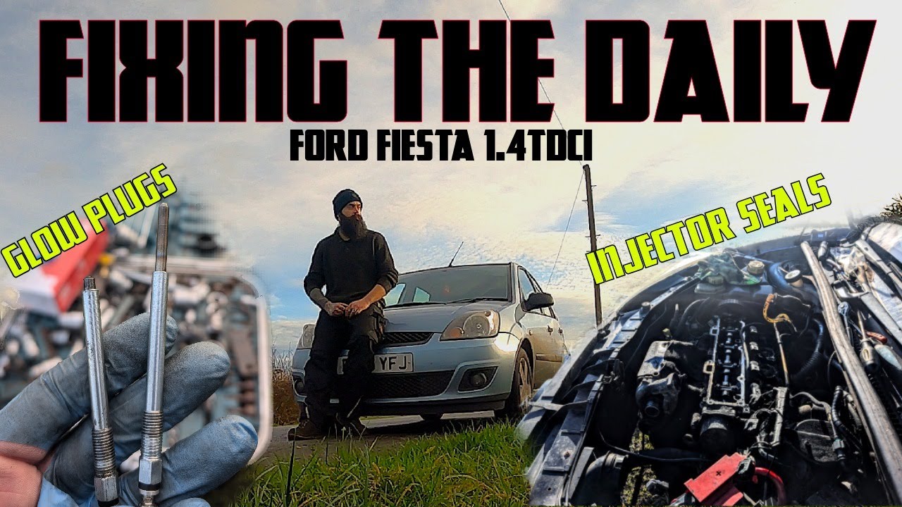 Fixing the daily / ford fiesta injector seals/glow plugs