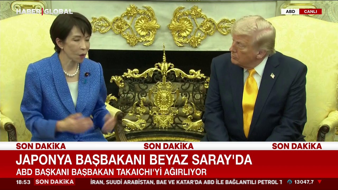 CANLI | ABD Başkanı Trump Japonya Lideri Takaiçi İle Konuşuyor