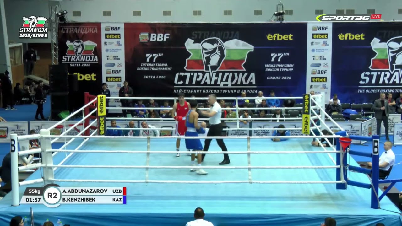 85. (M55KG)  ABDUNAZAROV ABDULAZIZ (UZB) VS KENZHIBEK BAGLAN (KAZ)_WON 5.0