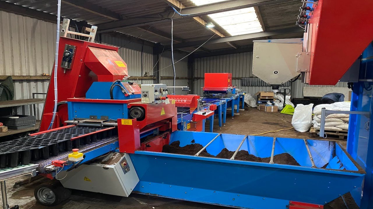 Urbinati Ypsilon Forestry Drum Seeding Line - Rotomation